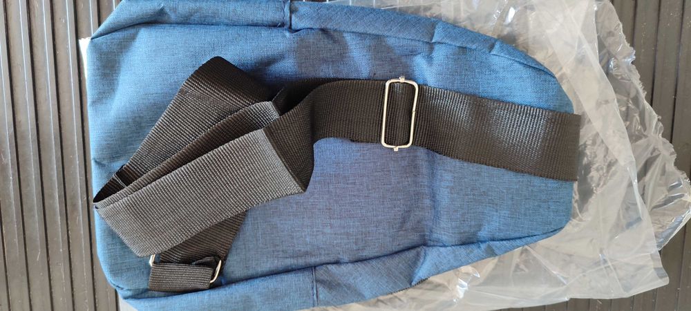 Mochila unisexo azul