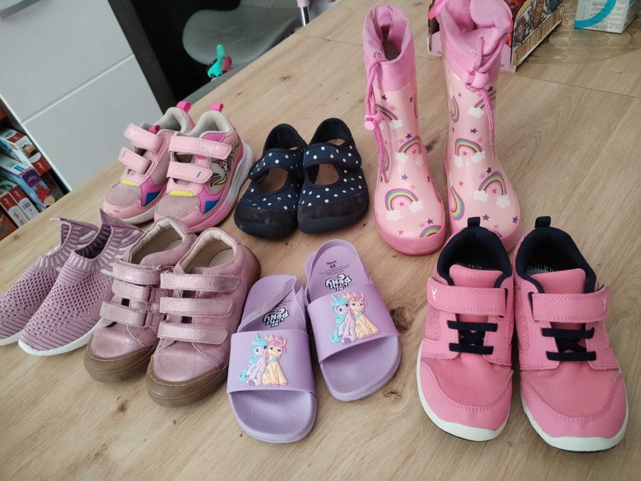 Paczka buty dla dziewczynki wiosna lato 25 26 27