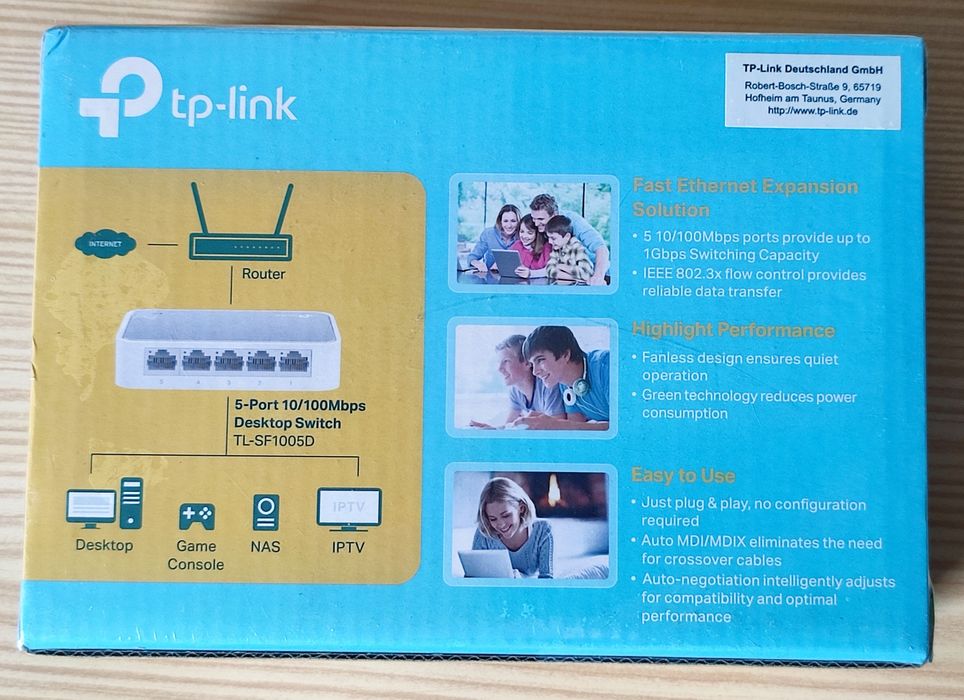 TP-Link TL-SF1005D Desktop Network Switch446842510970071041