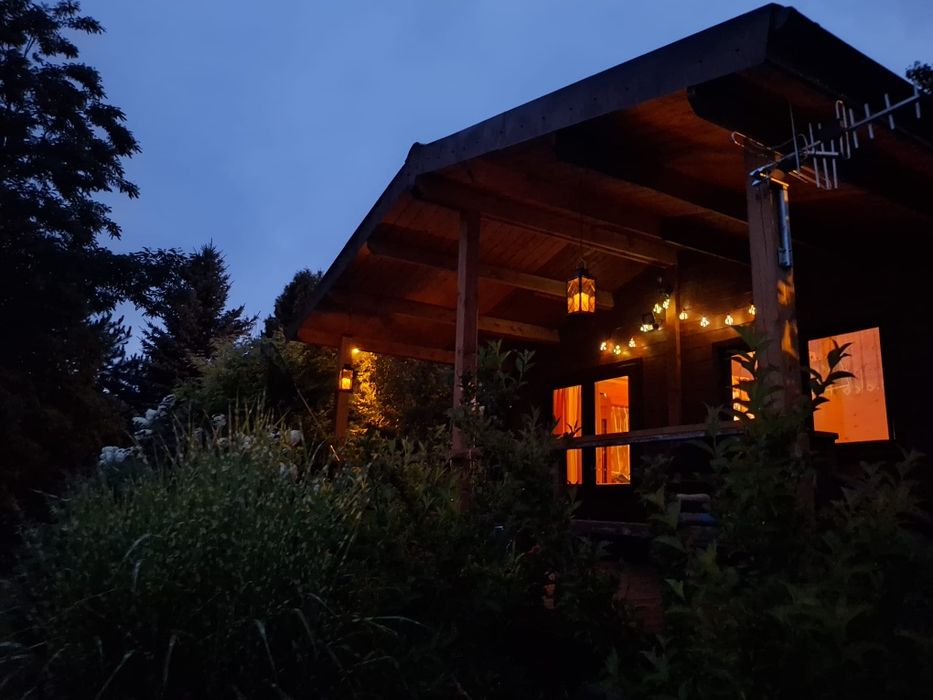 Domek na Mazurach nad jeziorem Dejguny