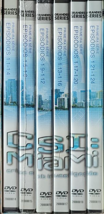 Colecção DVD CSI Las Vegas + CSI Miami