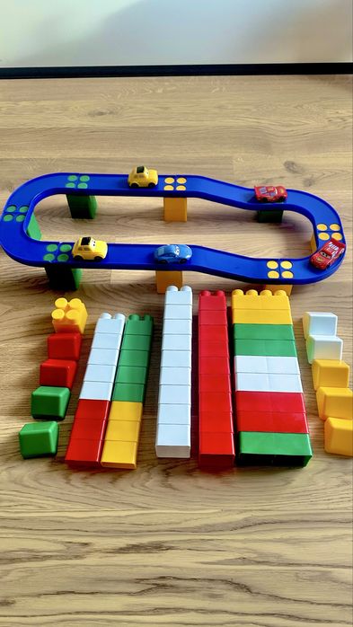 Конструктор wader для малюків Вадер трек машинки тачки Маквін