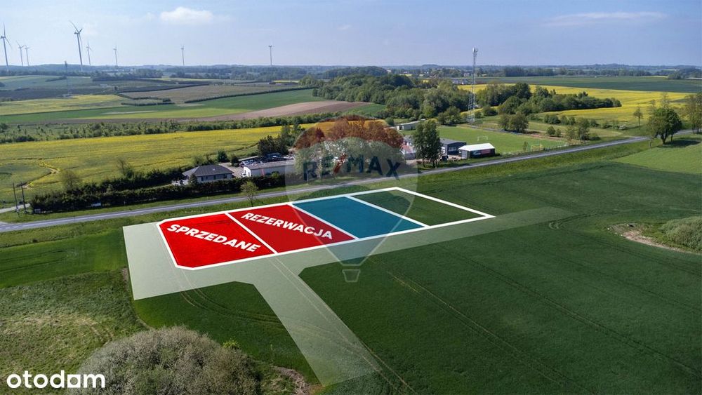 Atrakcyjne działki budowlane 900 m2 – Będzino