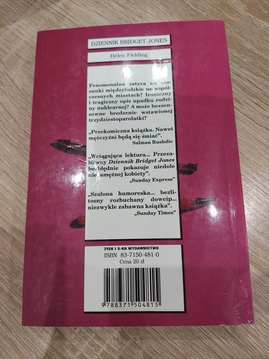 Książka Dziennik Bridget Jones