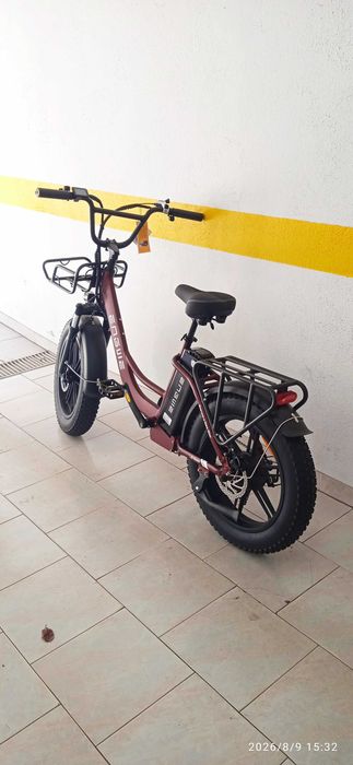 Bicicleta elétrica, Nova, ENGWE L20 Boost, nova, 13 Ah. com cesto na frente.