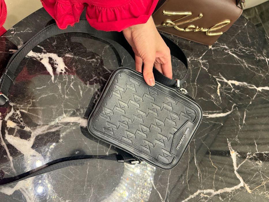 Шкіряна сумка Karl Lagerfeld