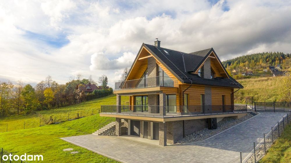 Nowy dom premium • piękny widok na Babią Górę • monitoring alarm garaż