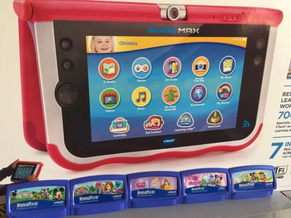 Vtech Innotab 7 inch max - pink +6 jogos