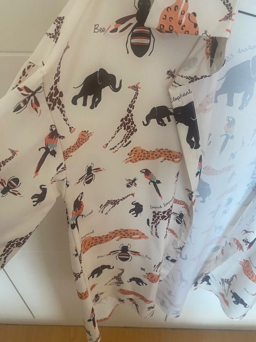 Camisa estampada safari