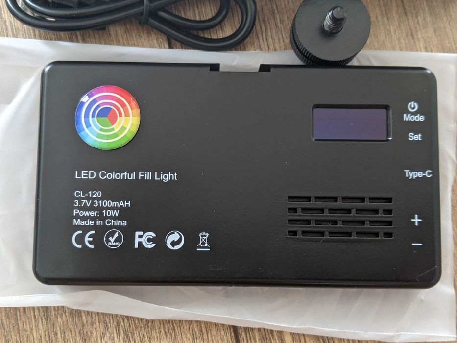 RGB LED Світло, Накамерне світло. 3300 mAh