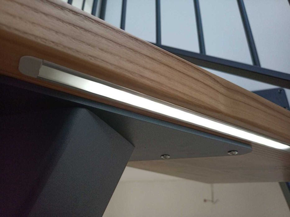 Stopnie dębowe 4cm na konstrukcje stalowe CNC
