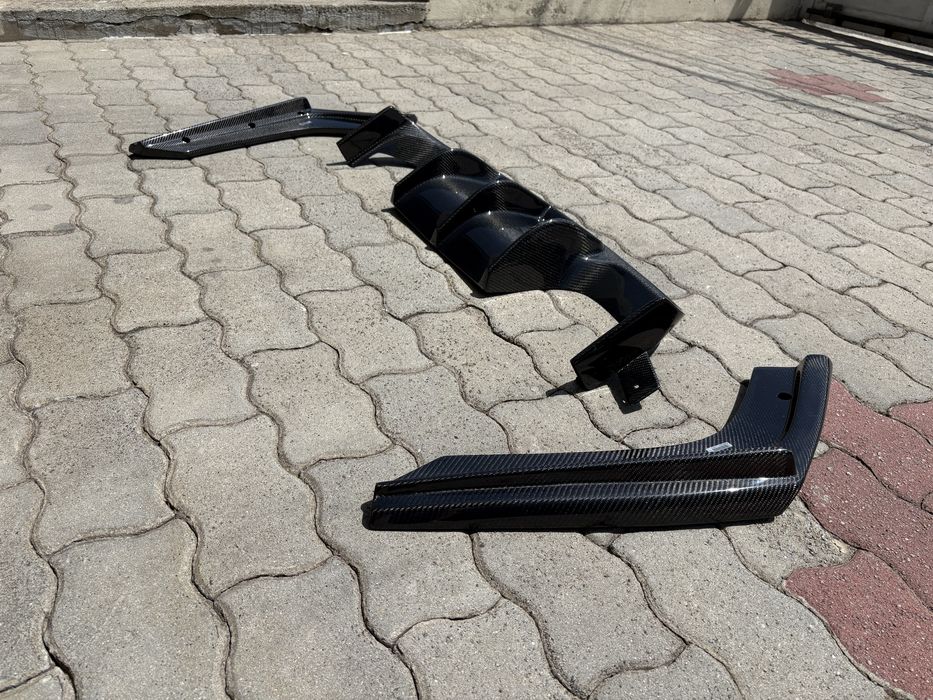 Conjunto Difusor + Cantos Fibra Carbono BMW M4 F82 F83 / BMW M3 F80