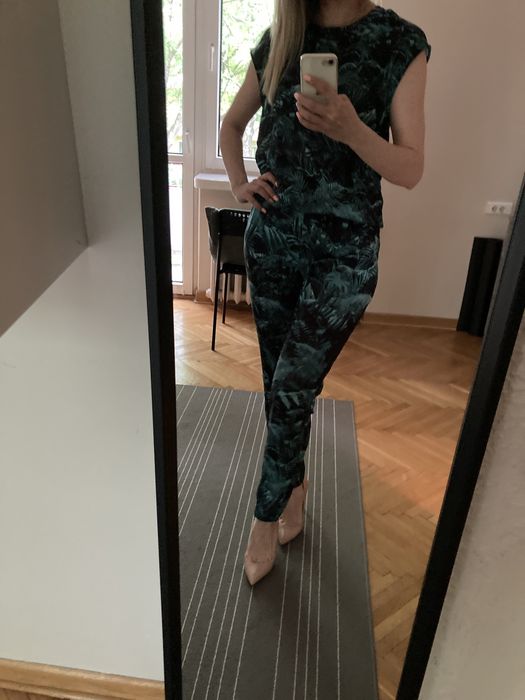 Kombinezon mohito s 36 trawy tropikalny tropic zielony lato sexy club