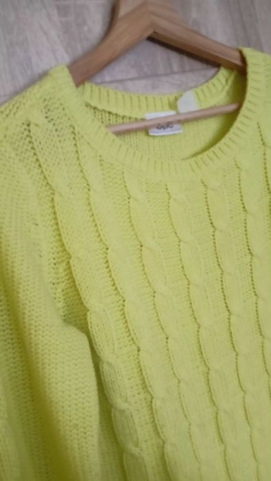 Sweter damski BPC cytrynowy M/L