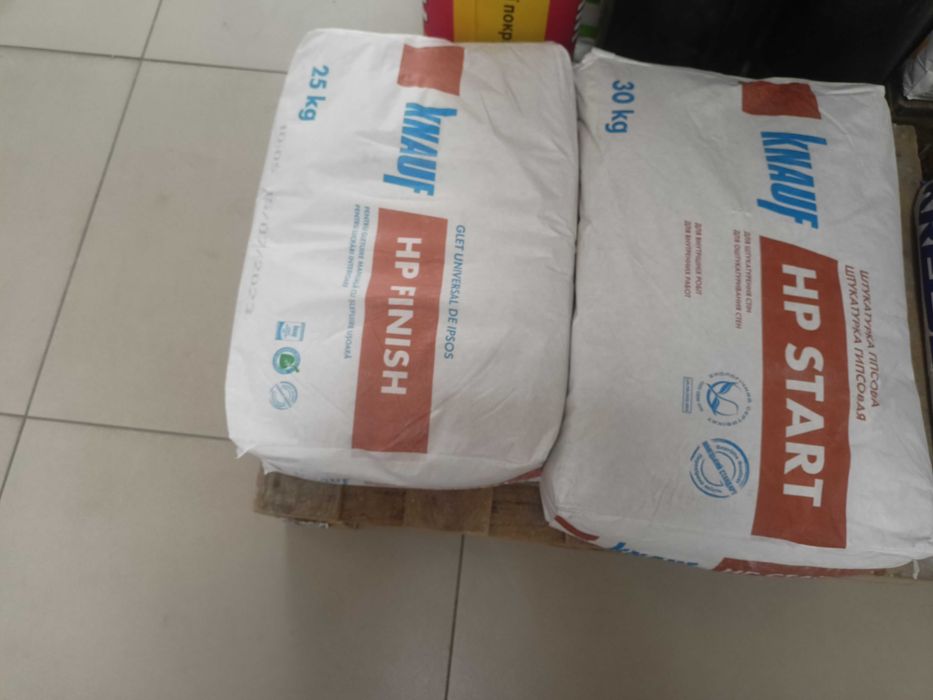 Штукатурка Knauf старт/фініш