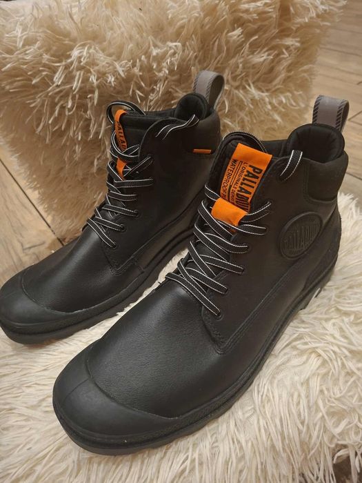 Buty trapery skóra