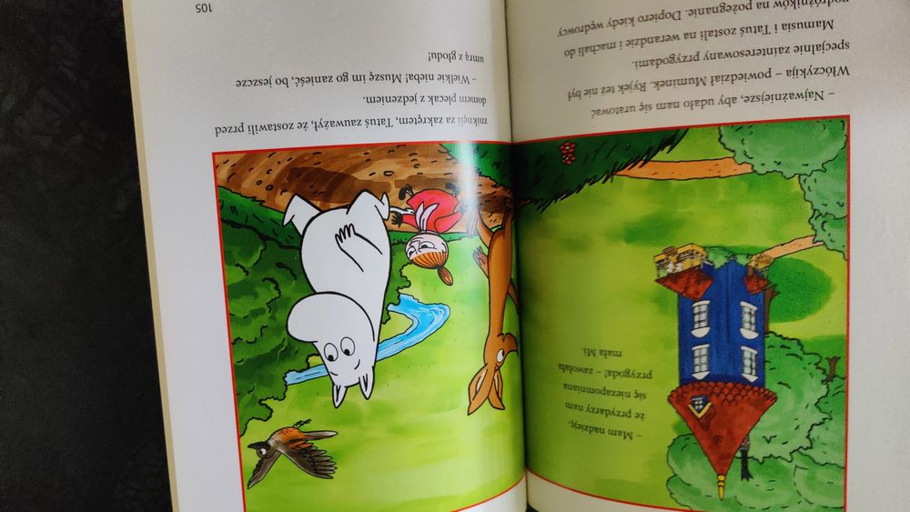 Książka nowe przygody Muminków nasza księgarnia Muminki