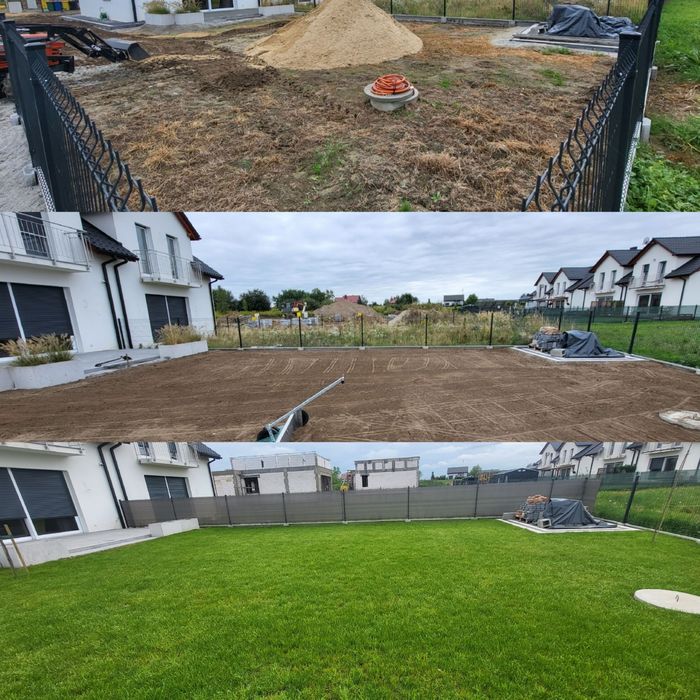 Uslugi Ogrodnicze Rębak, koparka, glebogryzarka, koszenie, przekopywan