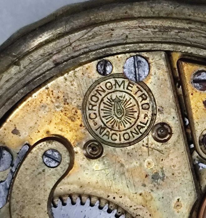 Relógio de bolso Systeme Roskopf com corrente