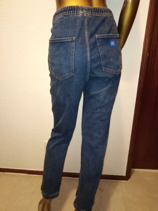Calças Ganga Leftiesman Denim Jogger Wear XS