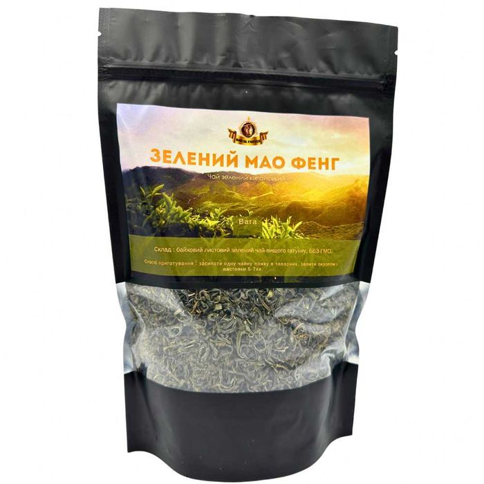 Зелений класичний чай Мао Фенг 1кг/250гр Україна Купити Смаковитий Чай