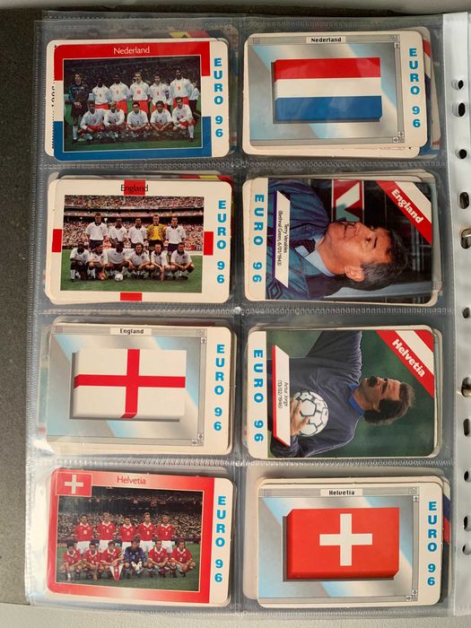 Calendários Antigos de Futebol - Euro 96 (preço unitário)