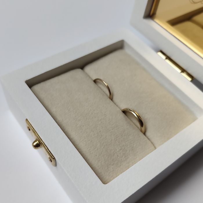 Nowe pudełka, pudełko na obrączki ślubne, 18 różnych kolorów