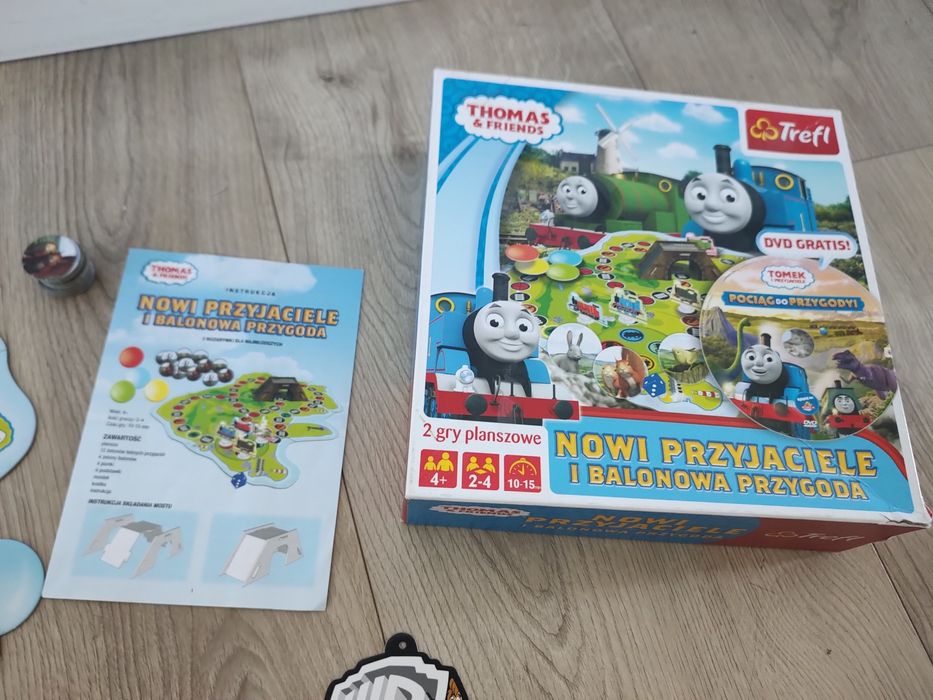 Gra planszowa Tomek i przyjaciele Trefl Nowi przyjaciele i balonowa