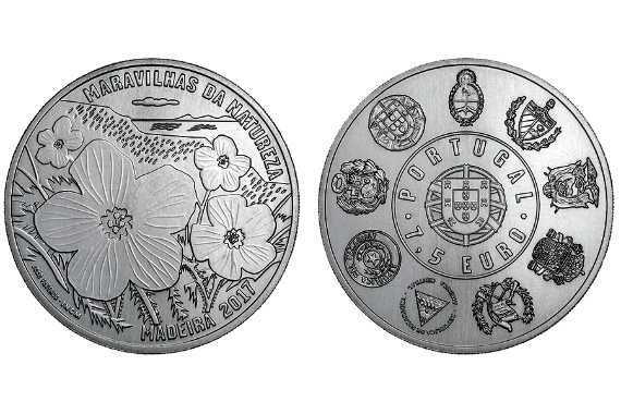 Moeda comemorativa 7,50 euros UNC desde