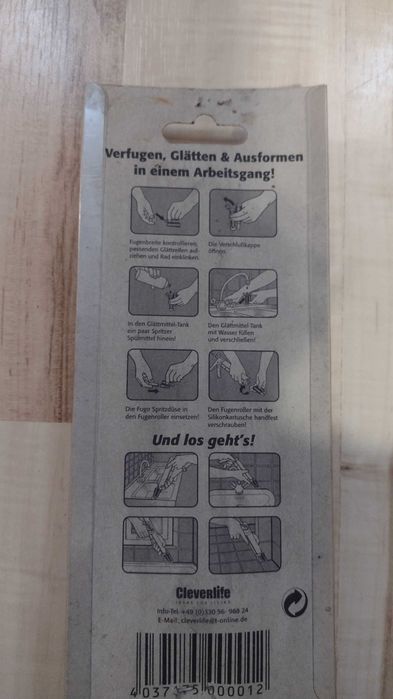 Końcówka do fug fugowania