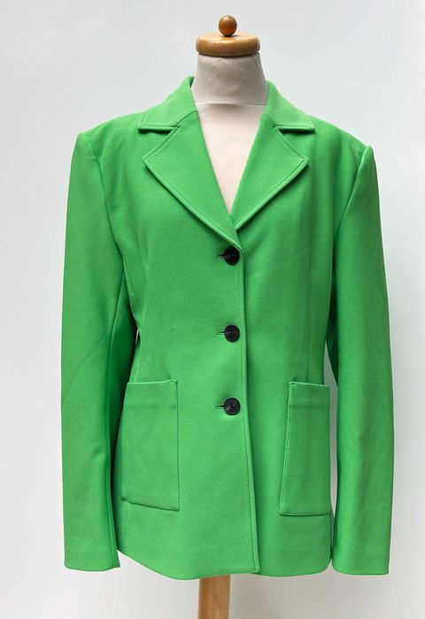 Marynarka Blezer Zielona H&M Elegancka M 38 Luzna