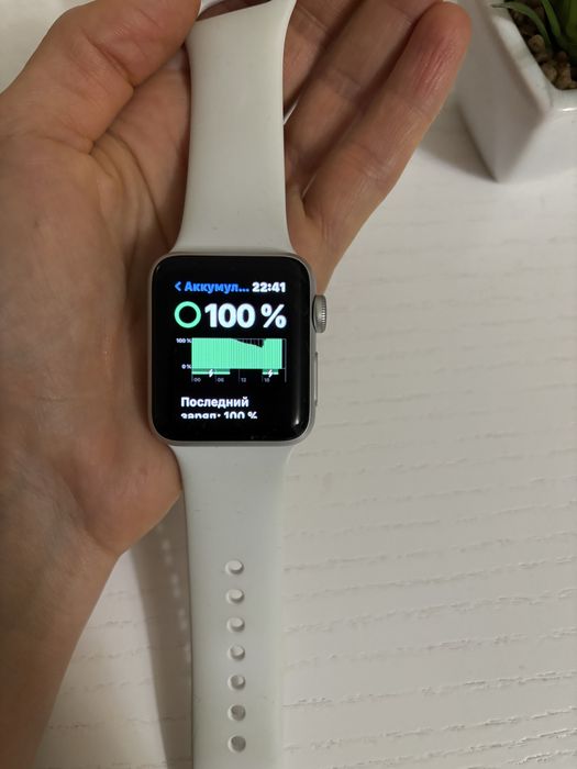 Продам apple Watch, series 3, 38 mm, aluminium