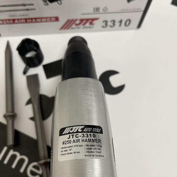 Молоток пневматичний з комплектом зубил JTC 3310