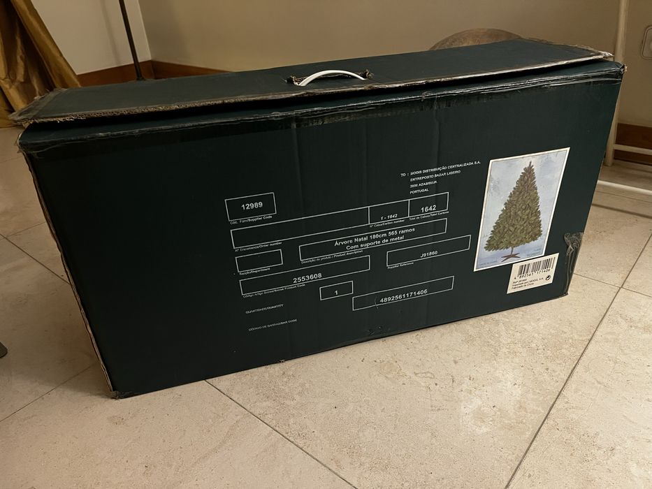 Árvore de Natal 1,80 m - ótimo estado/excelente qualidade