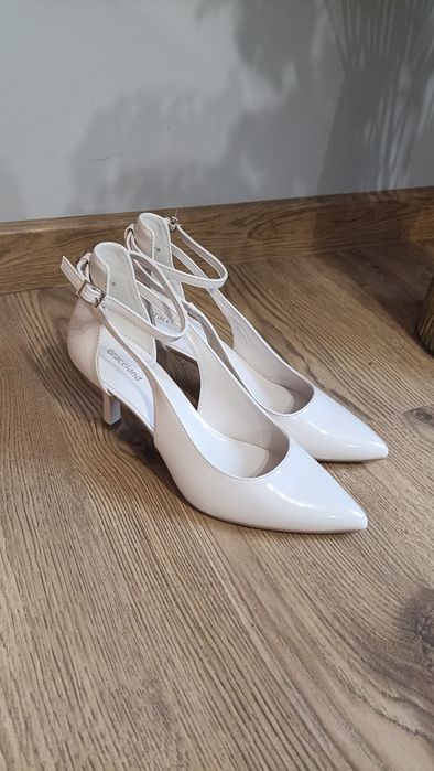 Buty ślubne szpilki Deichmann