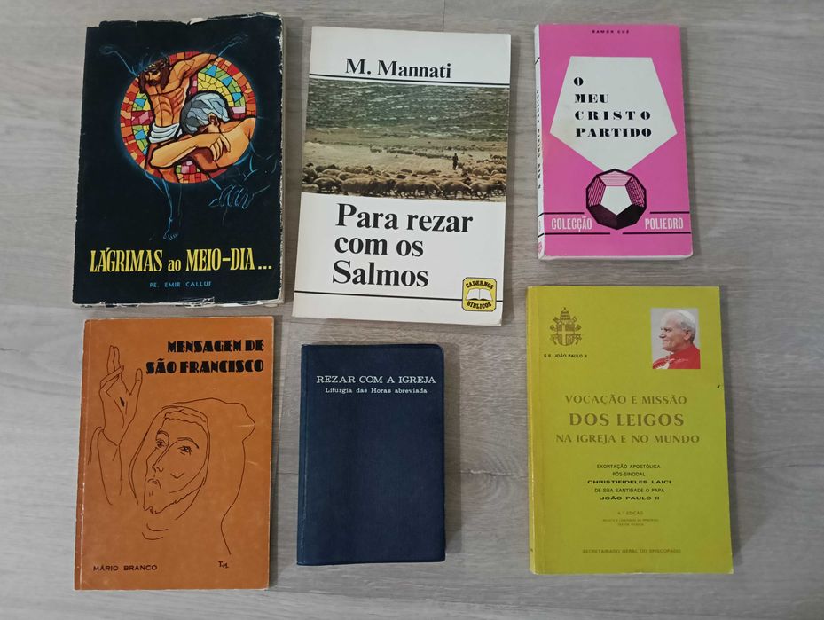 Livros religiosos a partir de 3 euros