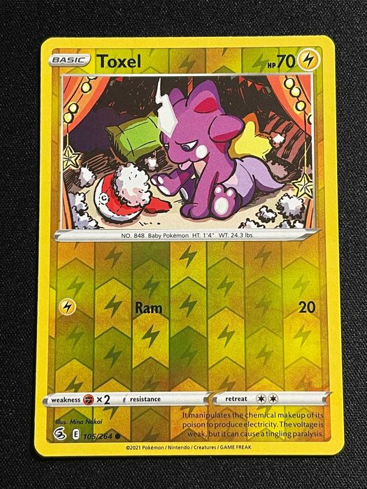 Carta Pokémon Toxel 105/264 Fusion Strike