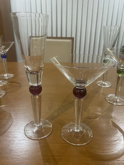 Taca de champanhe e coctail
