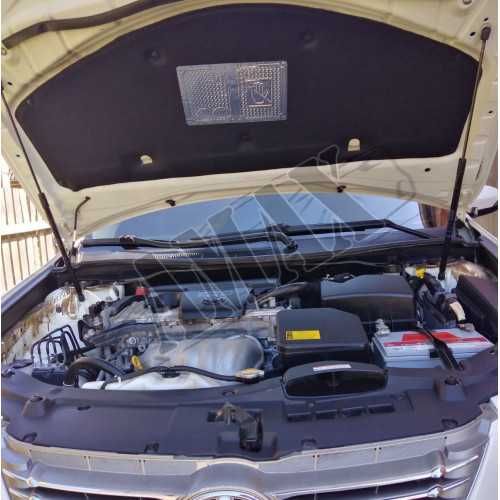 Тойота Камри 50, 55 Шумоизоляция, обесшумка капота Camry 50