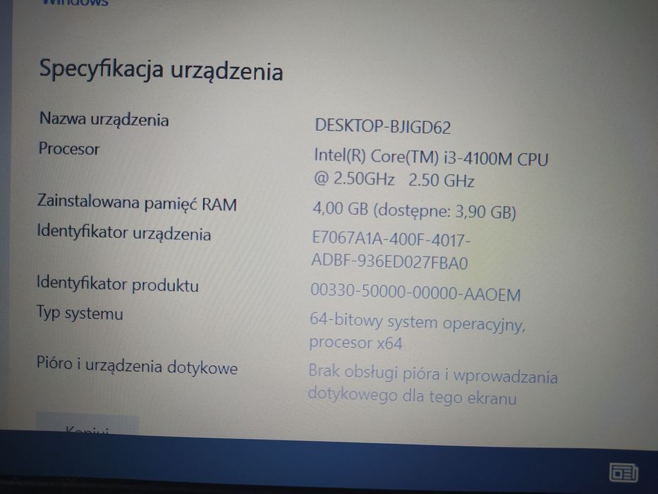 Laptop Fujitsu Lifebook E554