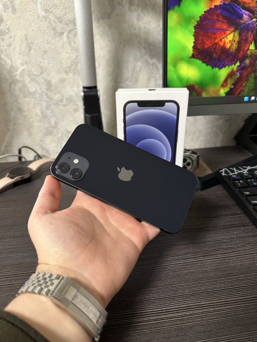 iPhone 12 128Gb • Идеал • Полный комплект • АКБ 83% • Айфон