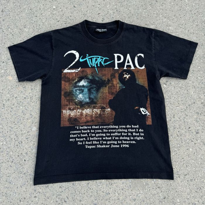Футболка мерч 2Pac Shakur rap y2k