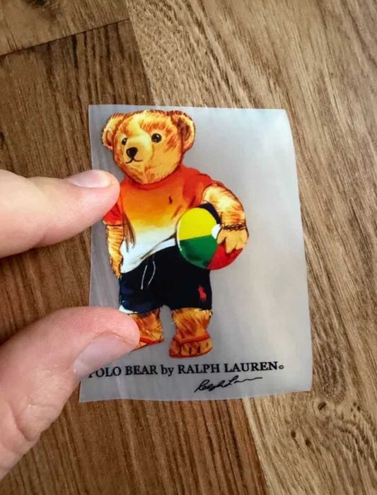 Zestaw naprasowanka x2 Miś Polo Bear duża + mała nowe