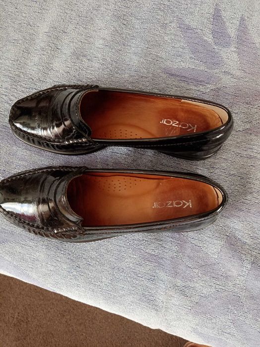 Buty damskie mokasyny czarne