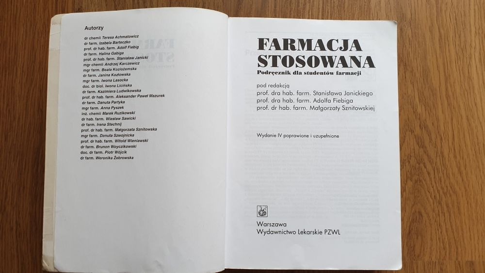 Farmacja stosowana