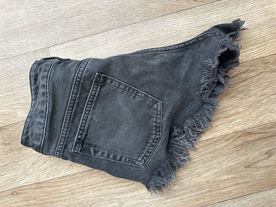 Шорти джинсові чорні