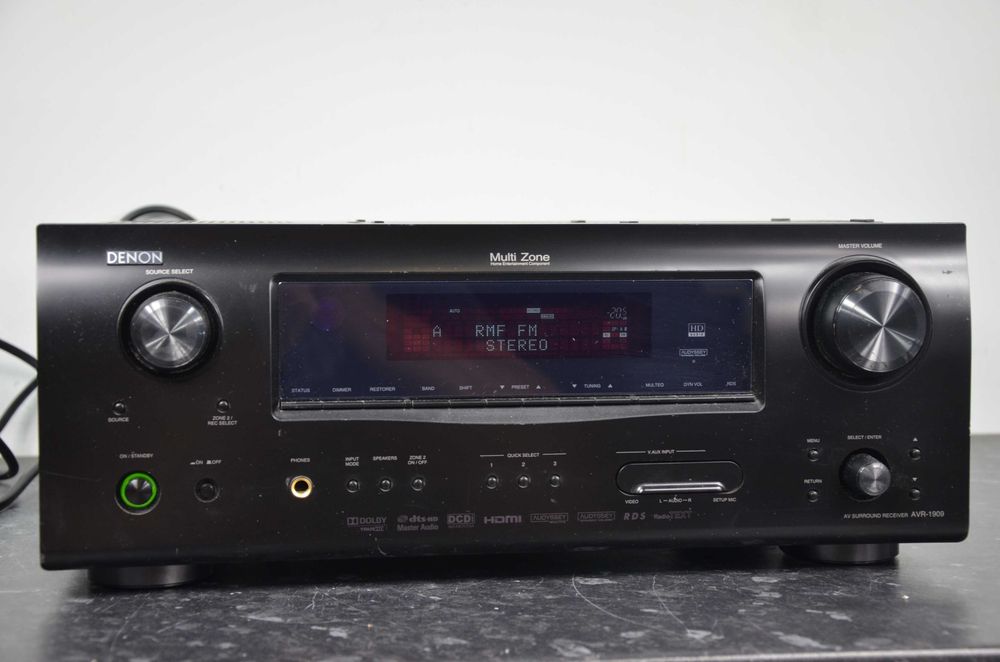 Amplituner Denon AVR-1909 7.1 czarny oryginał okazja
