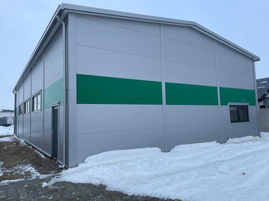 hala stalowa 264m2 warsztat magazyn konstrukcja stalowa Re-Bud