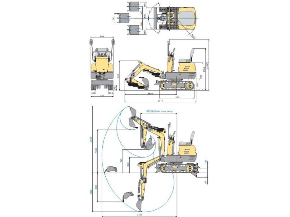 Міні-екскаватор NEX GROUP NANO