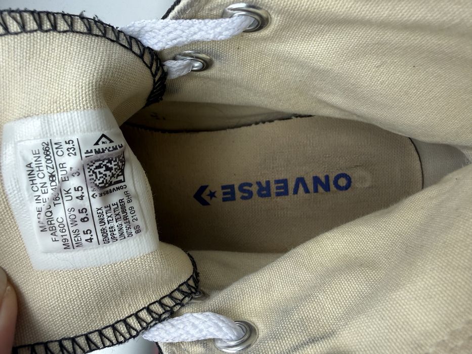 Оригінальні кеди Converse, чорного кольору, розмір 37.